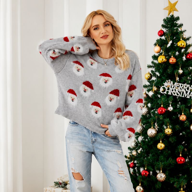 Frosty Santa Christmas Sweater
