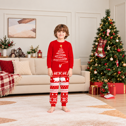 Christmas Tree Glow Family Matching Pajamas