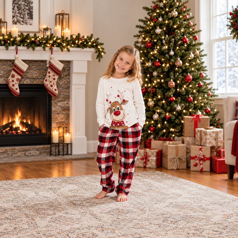 Reindeer Family Matching Christmas Pyjamas