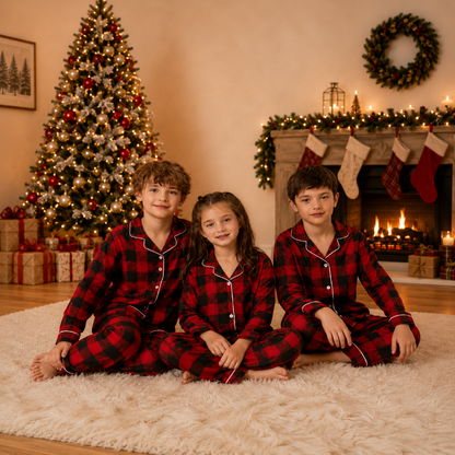 Classic Buffalo Plaid Family Christmas pajamas