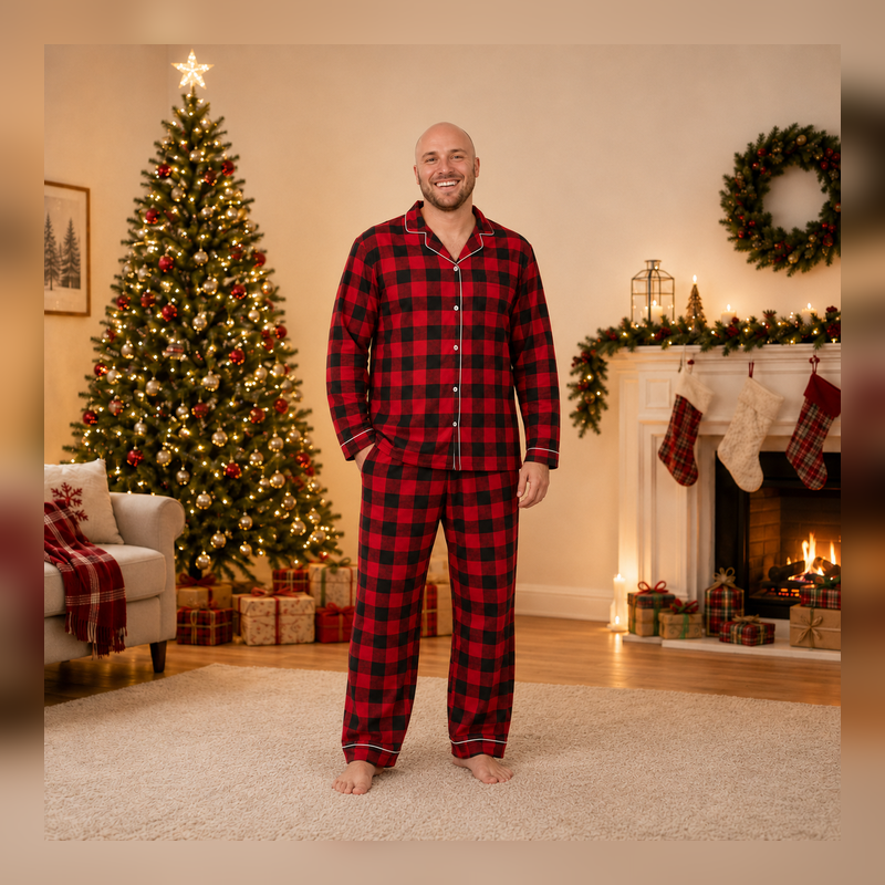 Classic Buffalo Plaid Family Christmas pajamas