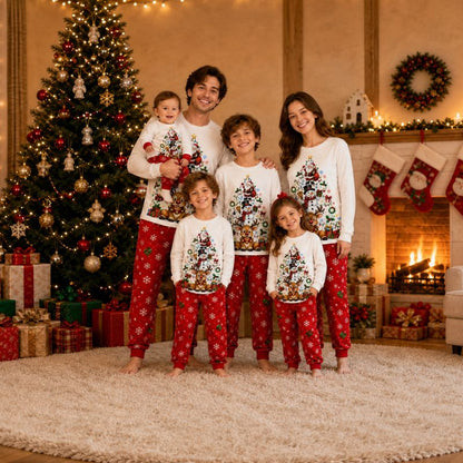 Festive Wonderland Family Matching Christmas pajamas
