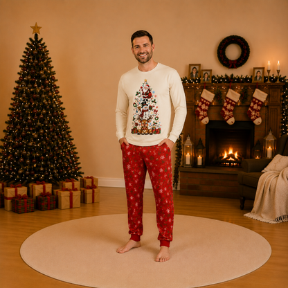 Festive Wonderland Family Matching Christmas pajamas