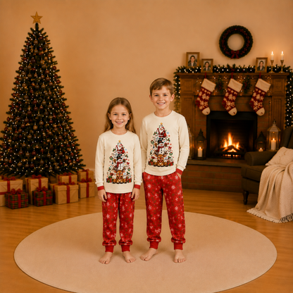Festive Wonderland Family Matching Christmas pajamas
