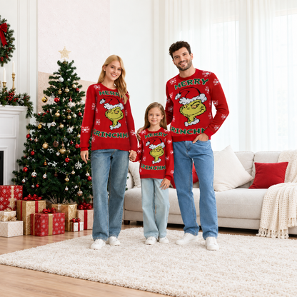 Grinch Cheer Christmas Sweater