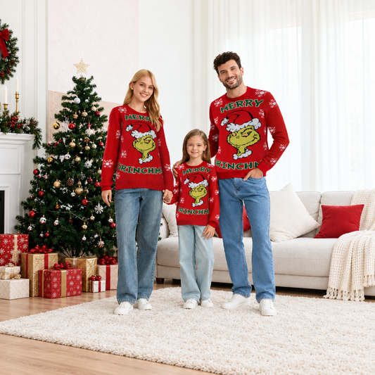 Grinch Cheer Christmas Sweater