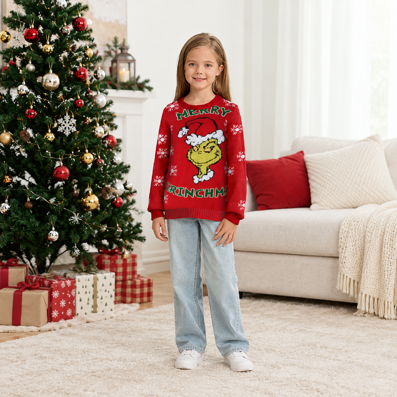 Grinch Cheer Christmas Sweater