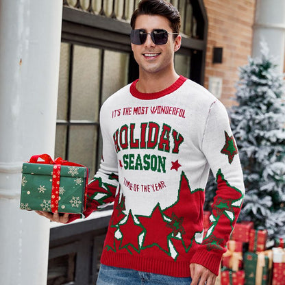 Men's Wonderful Holiday Season Christmas Sweater