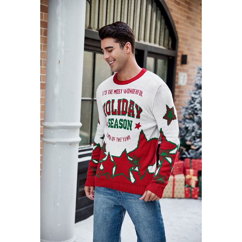 Men's Wonderful Holiday Season Christmas Sweater