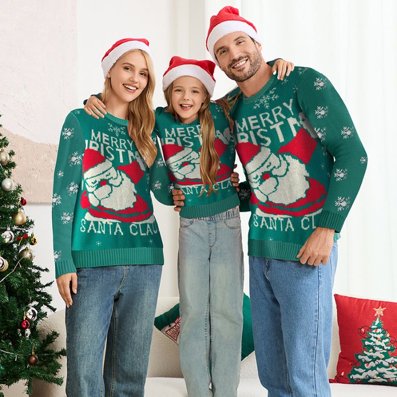 Merry Christmas Santa Claus Family Christmas Sweaters