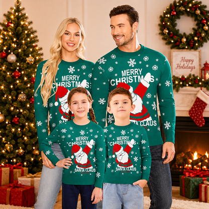 Merry Christmas Santa Claus Family Christmas Sweaters