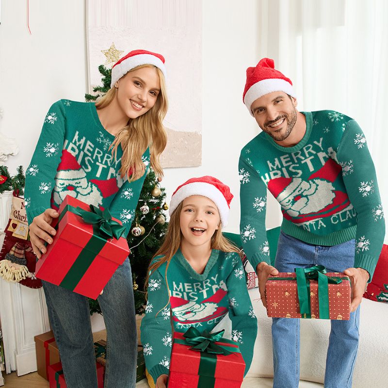 Merry Christmas Santa Claus Family Christmas Sweaters