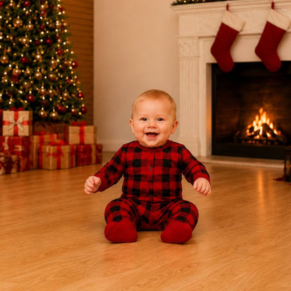 Santa Hat & Antler Family Matching Christmas pajamas