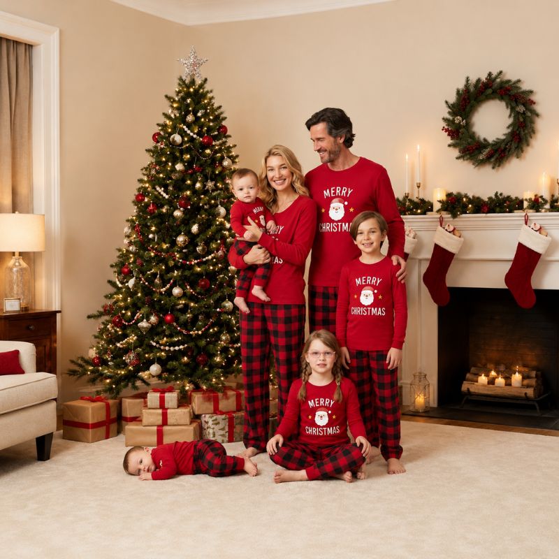 Santa Cheer Family Matching Christmas pajamas